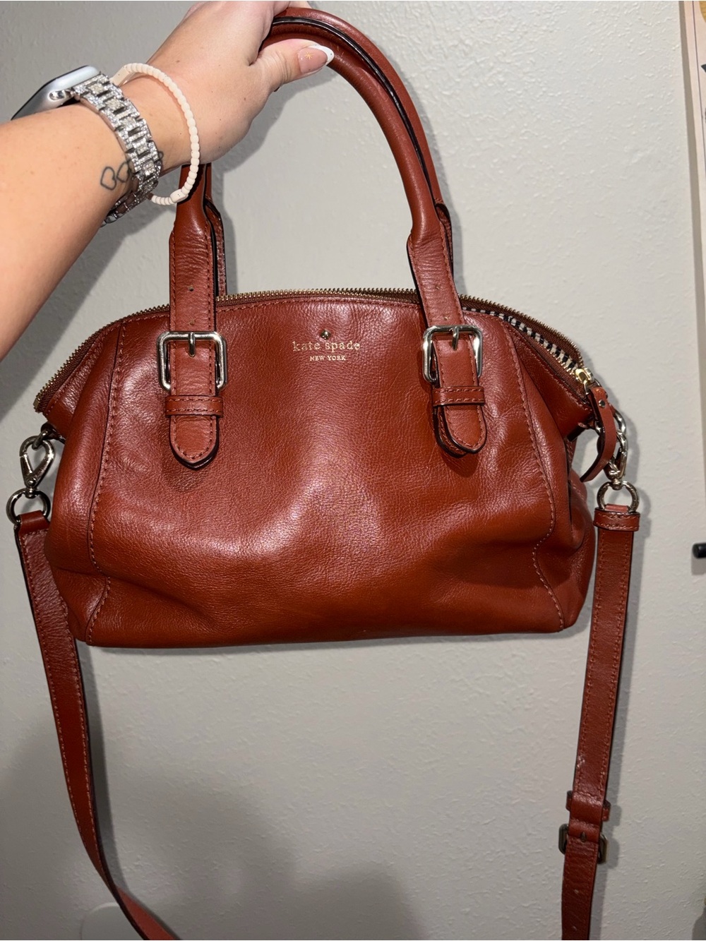 Kate Spade Brown Leather Bag